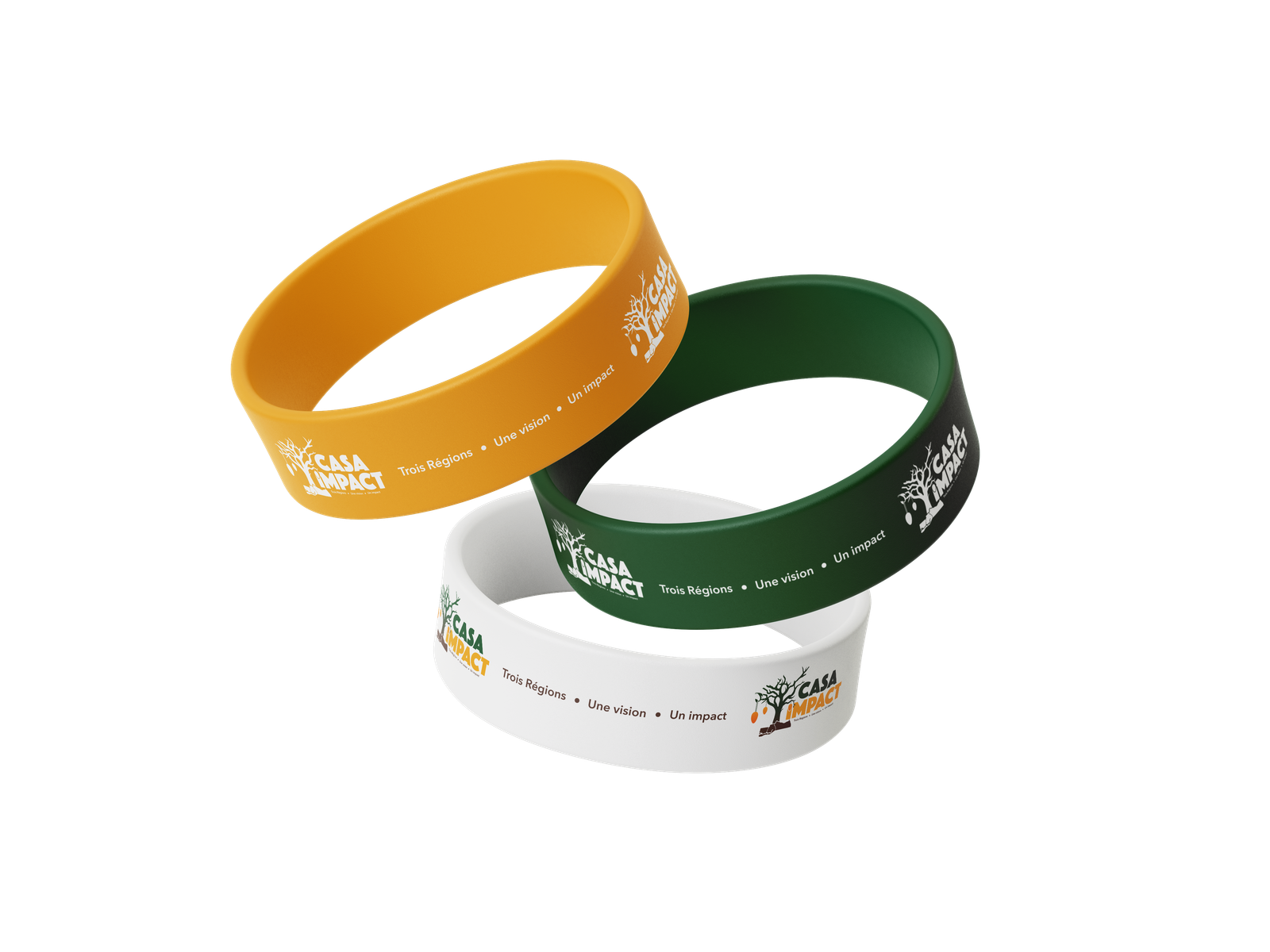 Pack 3 Bracelets Officiels